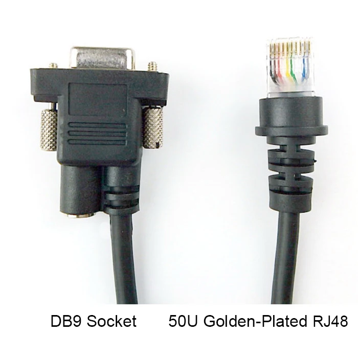 2 шт./лот сканер штрих кода RS232 кабель 5 м (17 футов) для Honeywell Metrologic MS7120/5145/1690/9450