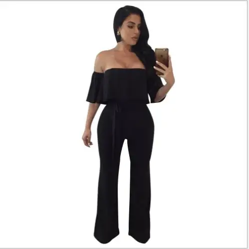 Sexy off-the-shoulder jumpsuit (with belt) | Тематическая одежда и униформа