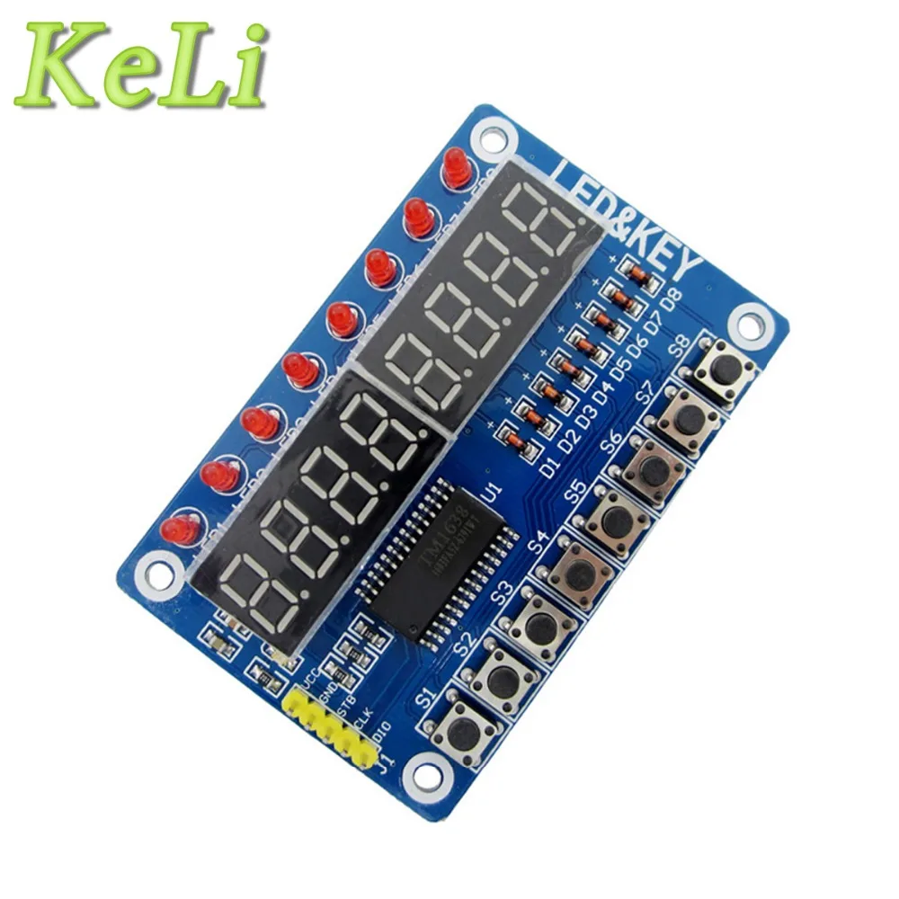 Новый ЖК-дисплей для AVR 5 шт. 8-битная цифровая светодиодная трубка 8-битный модуль
