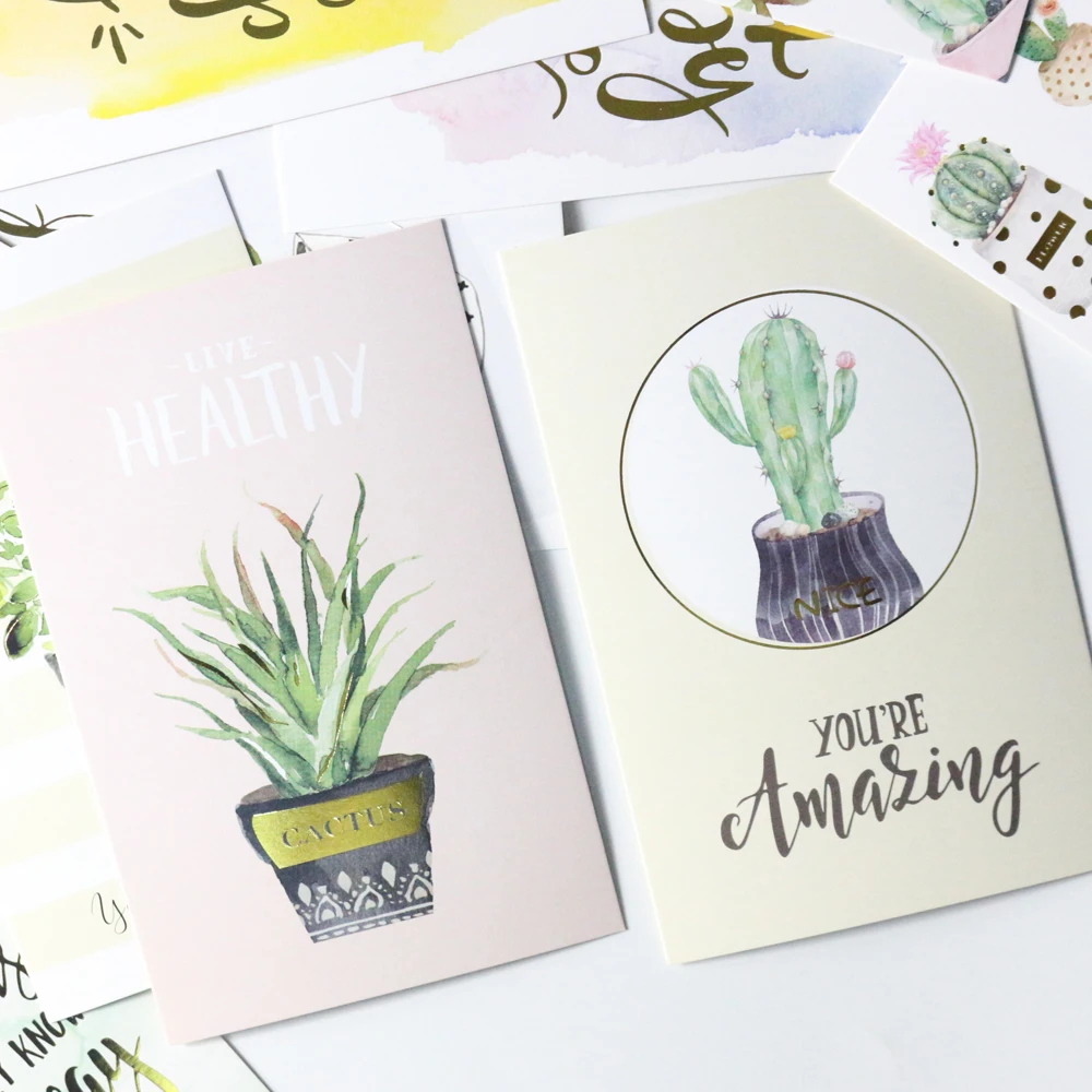 Милые Мультяшные дизайнерские блокноты Domikee С КАКТУСОМ разделитель бумаги