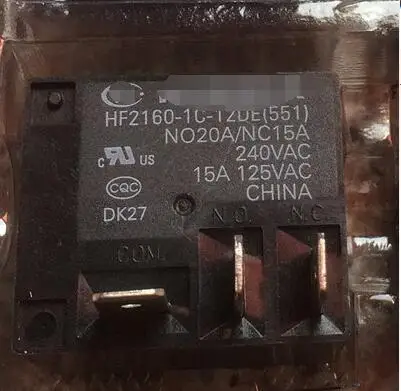

Реле 10 шт./лот HF2160-1C-12DE один комплект преобразования 5 футов 15A250VAC