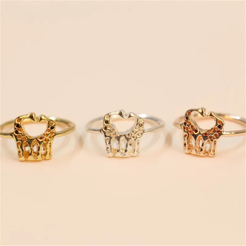 Модные кольца с животным жирафом цветные для женщин и цвета|giraffe ring|fashion rings for