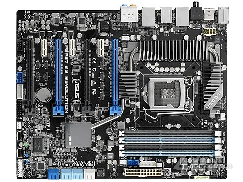Оригинальная материнская плата для ASUS P8P67 WS Revolution LGA 1155 DDR3 32nm USB2.0 USB3.0 32 Гб P67