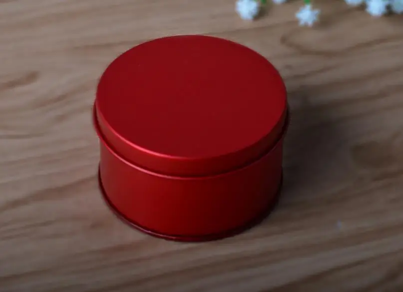 Оптовая продажа 100 штук жестяная коробка металлические круглые красочные