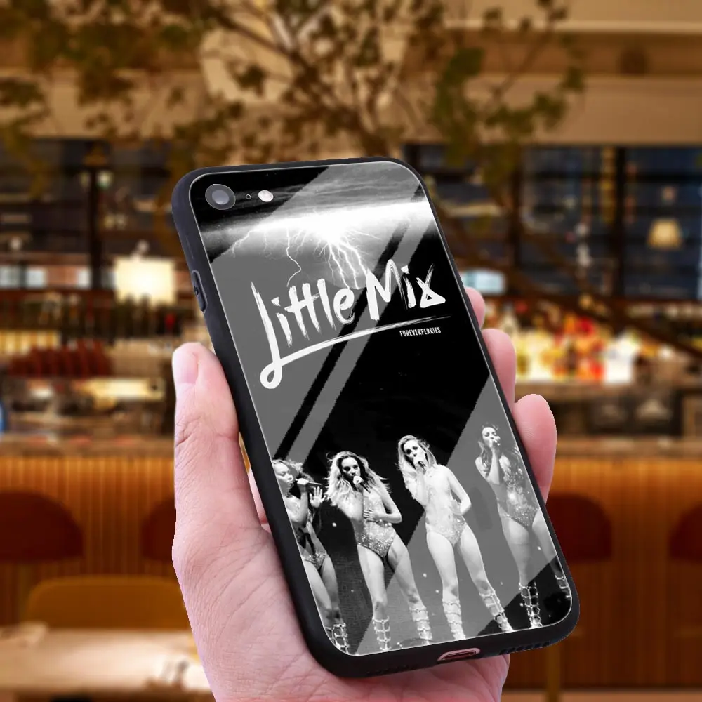 WEBBEDEPP Little Mix Girl чехол из закаленного стекла для телефона Apple iPhone Xr Xs Max X или 10 8 7 6 6S