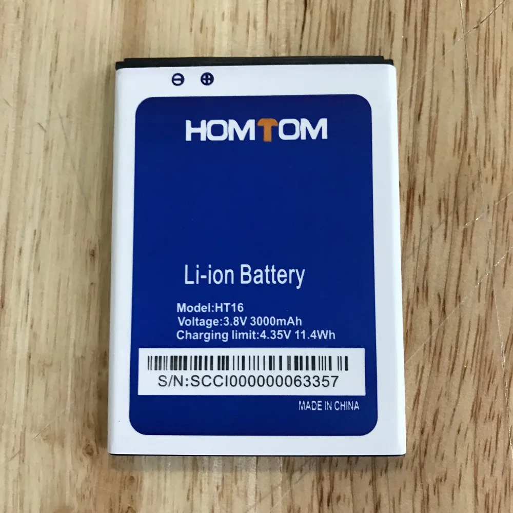 Высококачественный аккумулятор ZDONG HT16 для мобильного телефона HOMTOM