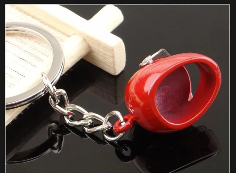 Новый 3D автомобильный мотоциклетный велосипедный шлем авто брелок кольцо четыре