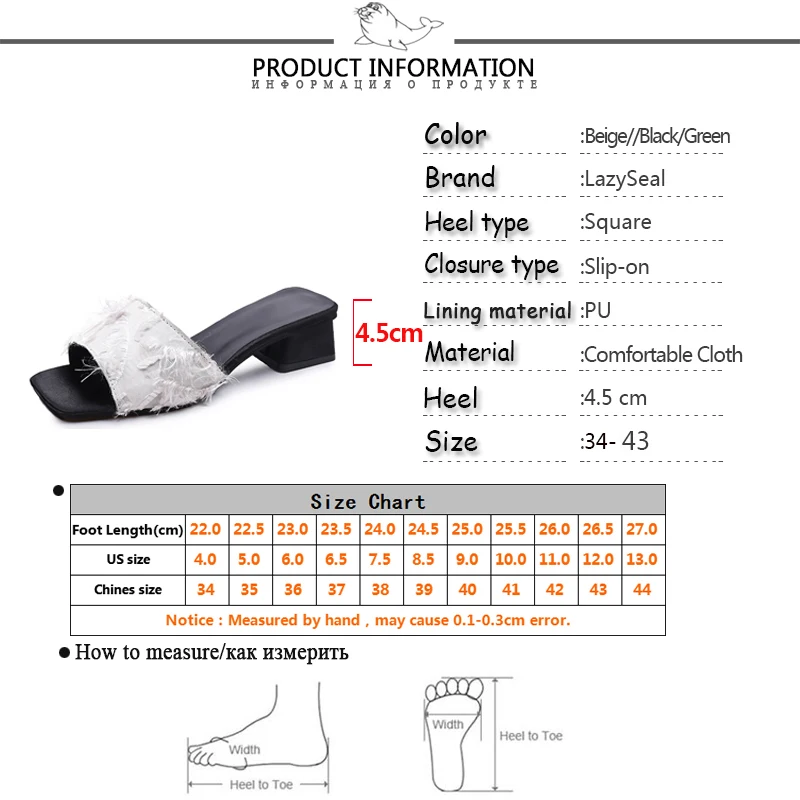 

LazySeal Women Crystal Heels Slides High Heel Slippers Summer Heel Open Toe Ladies Shoes Sandals Metal Buckle Female Shoes Woman