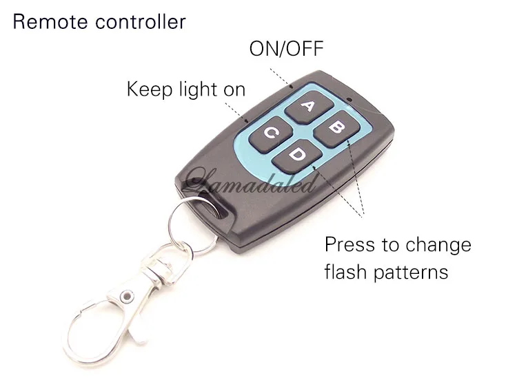 Беспроводной светодиодный стробоскоп 75 см Полицейская Автомобильная сигнальная