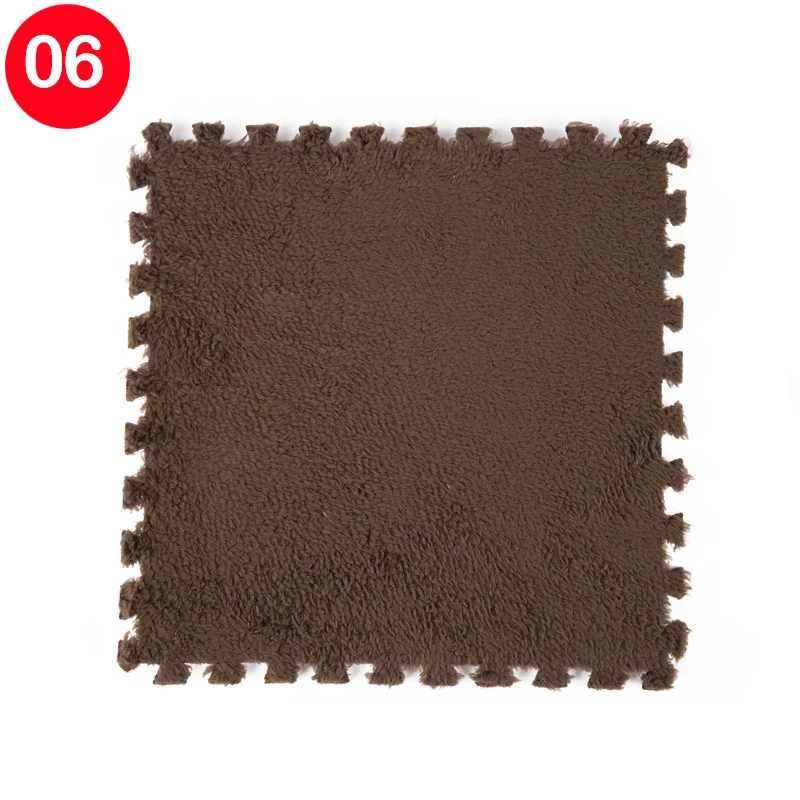 06 color 8Pcs 30x30cm DIY magic Jigsaw woonkamer slaapkamer kinderen kids soft patchwork tapijt Splice antislip puzzel klimmen carpet - Цвет: 06 color