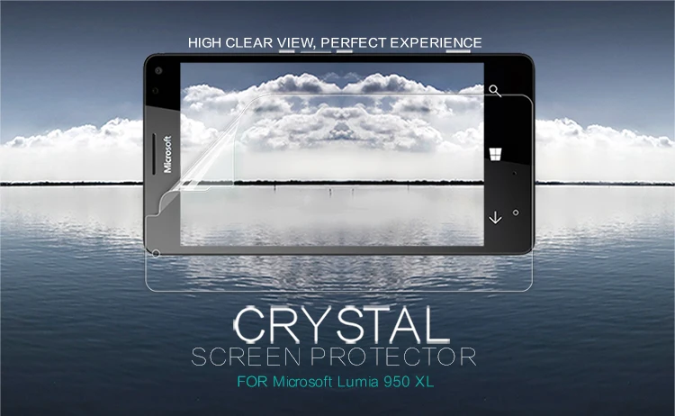 2 шт./лот Защита экрана для Microsoft Lumia 950 XL NILLKIN кристальная супер прозрачная