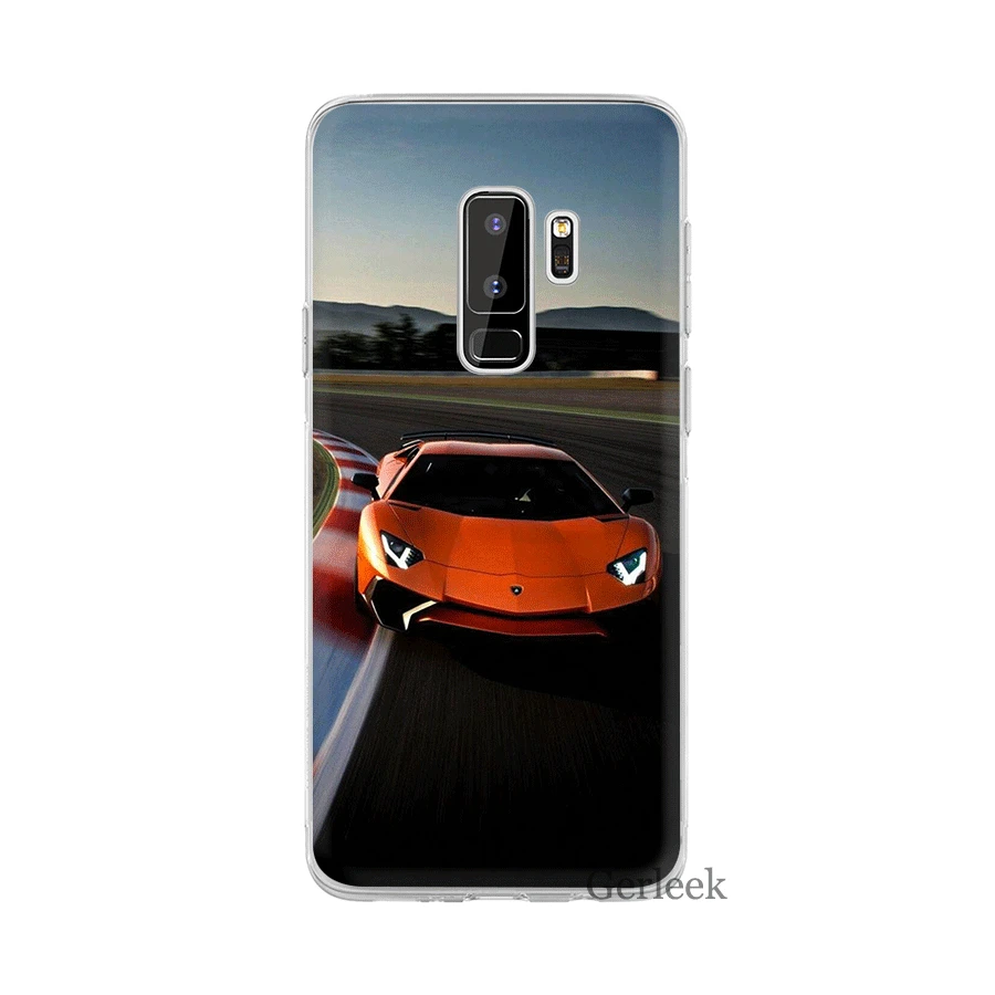 Спортивный автомобильный чехол Desxz Lamborghini для Samsung Galaxy S3 S4 S5 S6 S7 Edge S8 S9 S10 Plus S10e |