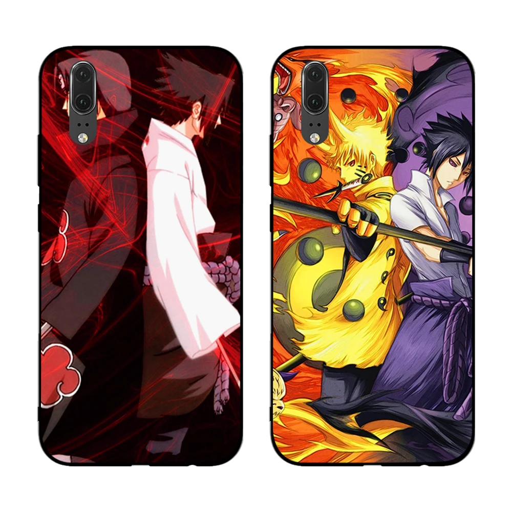 Naruto naruto in black and red style for Huawei P8 P9 P10 P20 P30 Lite Pro P Smart 2016 2019 TPU Soft Silicone | Мобильные телефоны