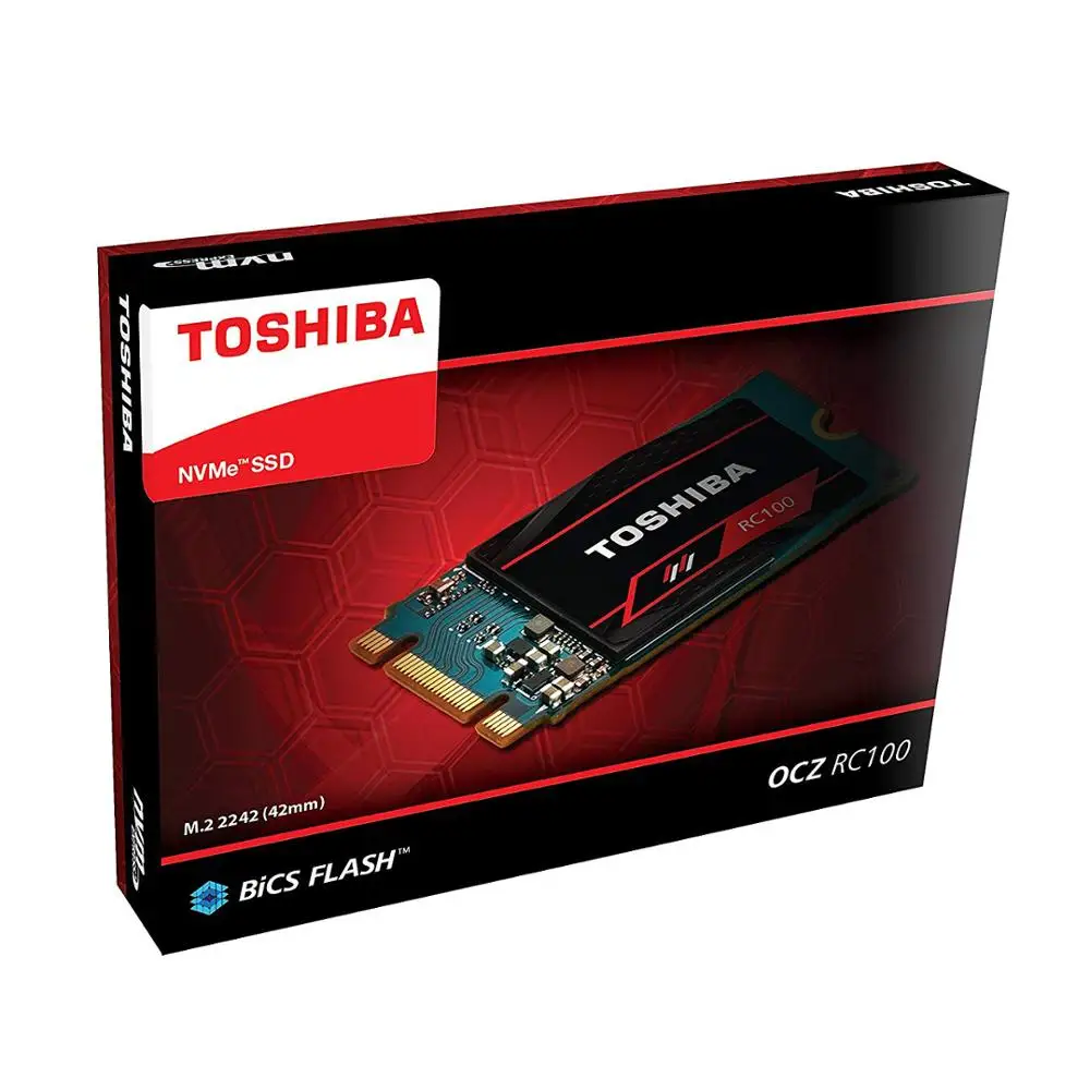 TOSHIBA 3D NAND RC100 SSD 120 ГБ 240 M.2 2242 NVMe PCIe Gen3x2 Внутренний твердотельный накопитель жесткий