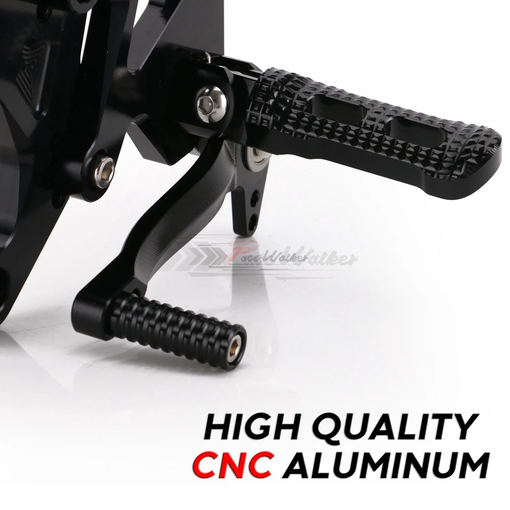 CNC Алюминиевые мотоциклетные регулируемые уличные велосипедные подножки Rearset