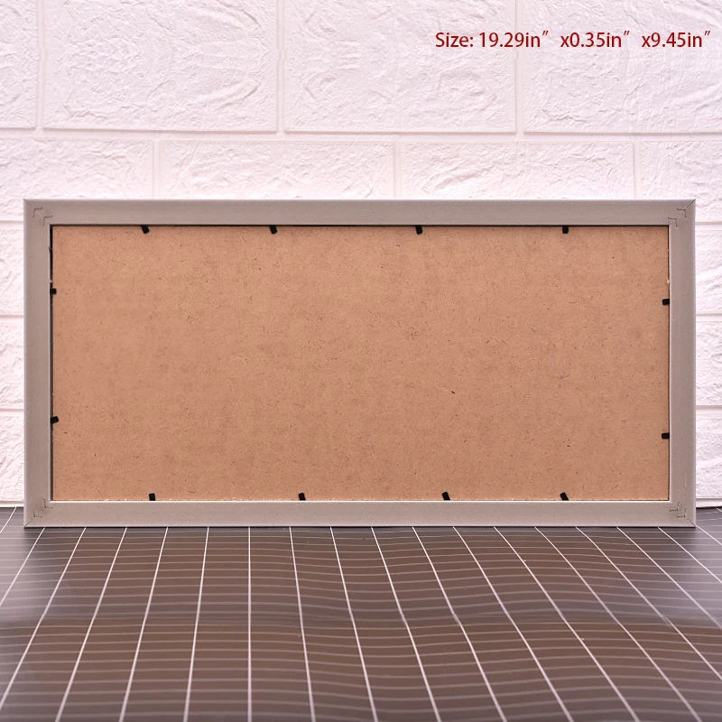 Простая рамка из натурального дерева Diy расшитая блестками фоторамка