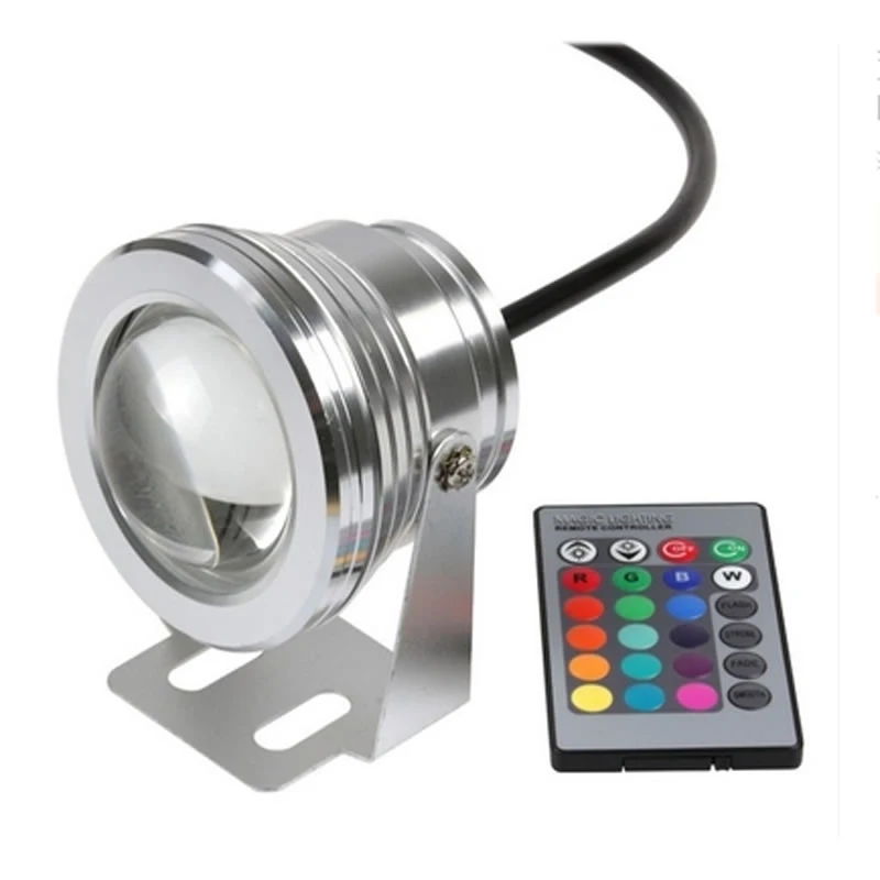 12V 24V морские рыболовные фонари лампа RGB Светодиодный Бассейн светильник Пруд Лампа с дистанционным управлением Управление IP65