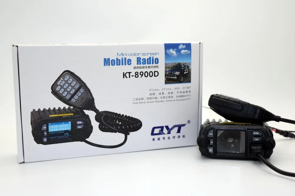 QYT KT 8900D автомобильный приемопередатчик 25 Вт CB радио Автомобильный