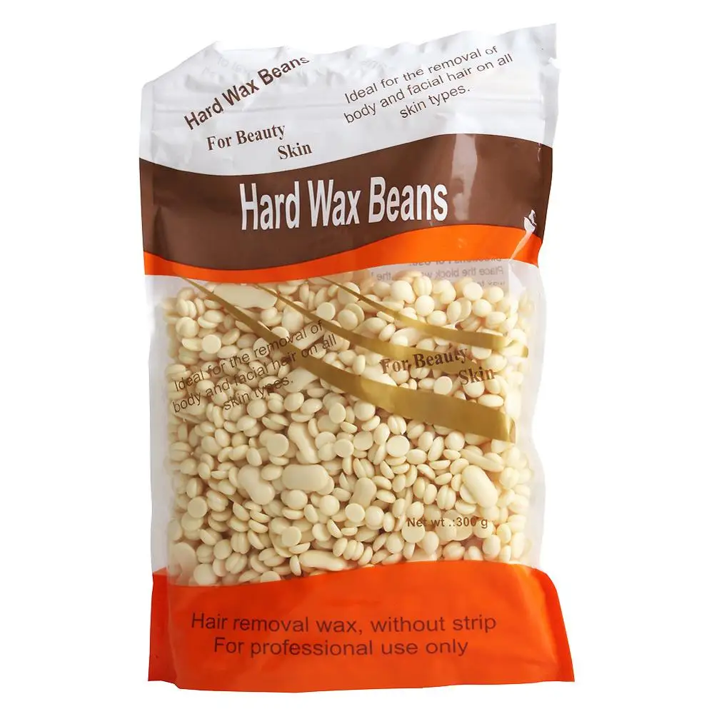 

300g Cream beans No Strip Depilatory Hot Film Hard Wax Pellet Waxing Bikini Face Hair Removal Bean For Women Men