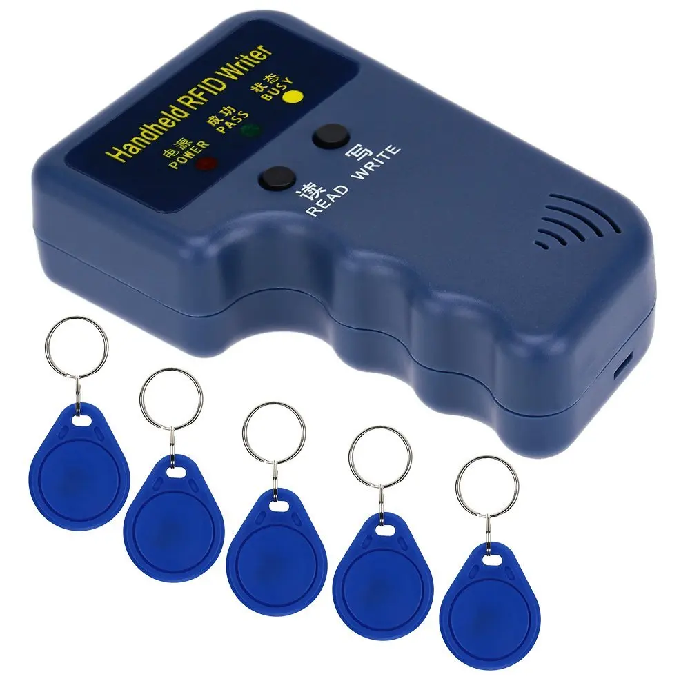 Ручной Дубликатор 125 кГц RFID ID Card Writer/Copier + 5 шт. записываемых карт EM4305 | Безопасность