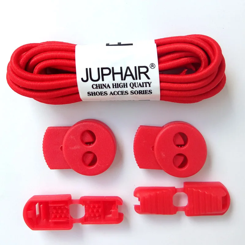 9 Red Новинка; 1 пара; круглые модные шнурки без завязок; фиксирующая обувь; шнурки; эластичные шнурки для шнурков; для бега, триатлона, спорта, фитнеса - Цвет: 9 Red