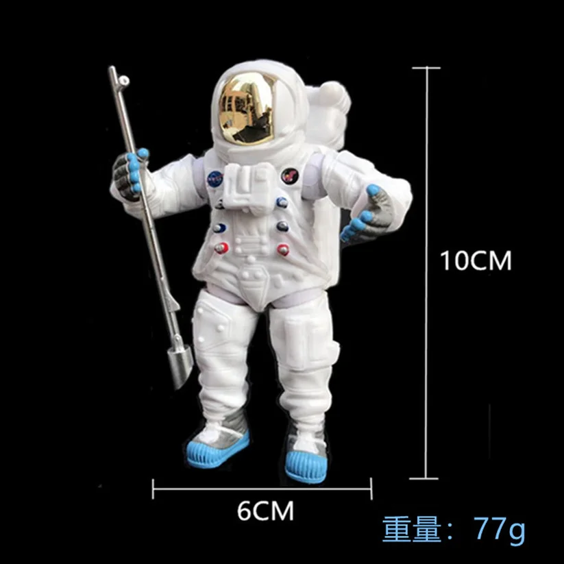 Simulation Pvc Figure Astronaut Spaceman Model Ornaments Dolls Toy Joints Movable Model Decoration Christmas Birthday Gift