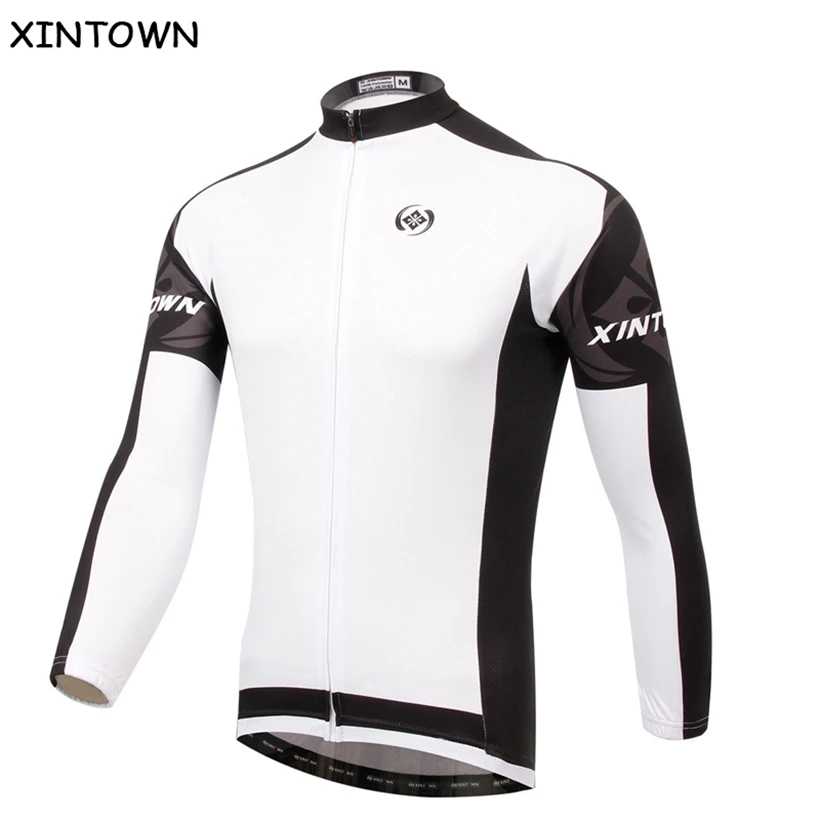 XINTOWN белый Vélo горный велосипед с длинным рукавом Костюмы/куртка/Спорт езда Гонки