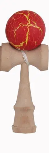 Шар KENDAMA струны профессиональная японская игрушка около 18,5 или 19 см мяч KENDAMA Спорт и отдых - Цвет: Красный