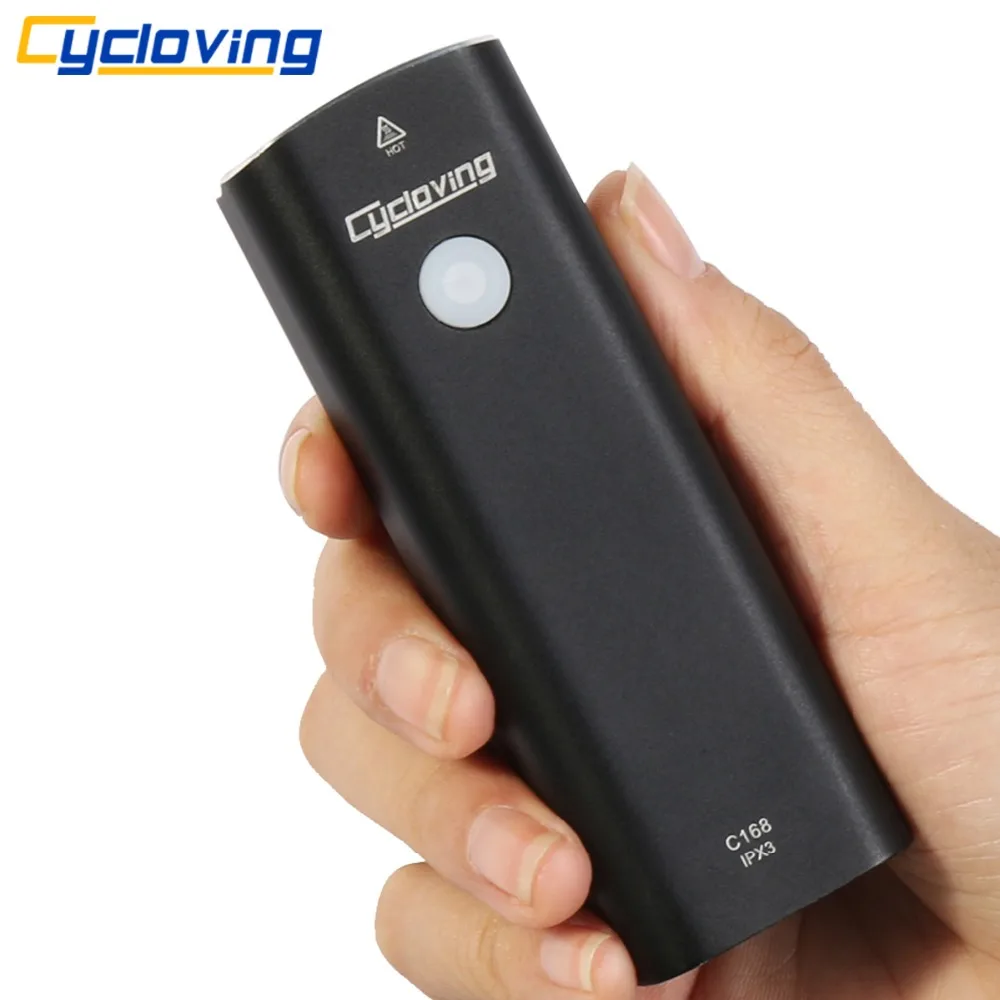 Светодиодный светильник для велосипеда с 5 режимами водонепроницаемый IPX3 1200