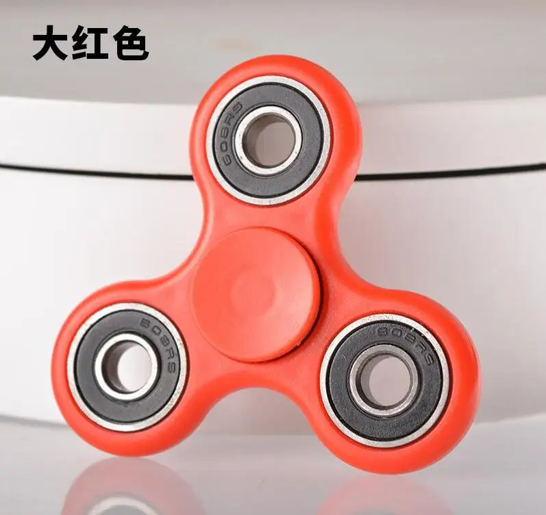 (Непоседа + Spinner случае) Ручной Счетчик Треугольник Палец Игрушка Сумка Box Дело |