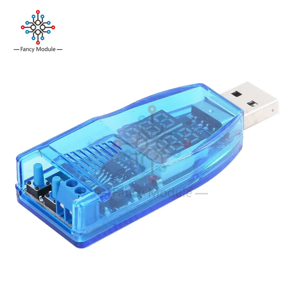 Двойной светодиодный цифровой дисплей DC-DC DC 5V to 1 2 V-24V USB Шаг вверх вниз повышающий