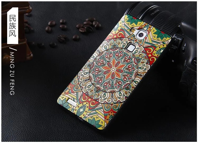 coque funda Huawei Mate 7 Case butterfly cartoon TPU Soft Cover sFor Mobile phone cases caso bags fundas |