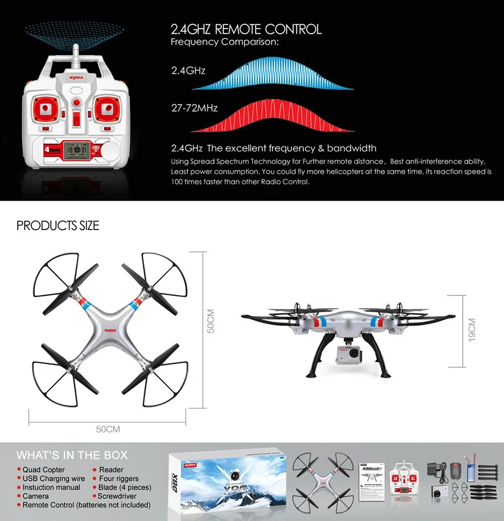 SYMA X8G Модернизированный SYMA X8 X8C Квадрокоптер Дроны с камерой HD 5MP Безголовый режим RC вертолет Квадрокоптер беспилотные летательные аппараты с Камера