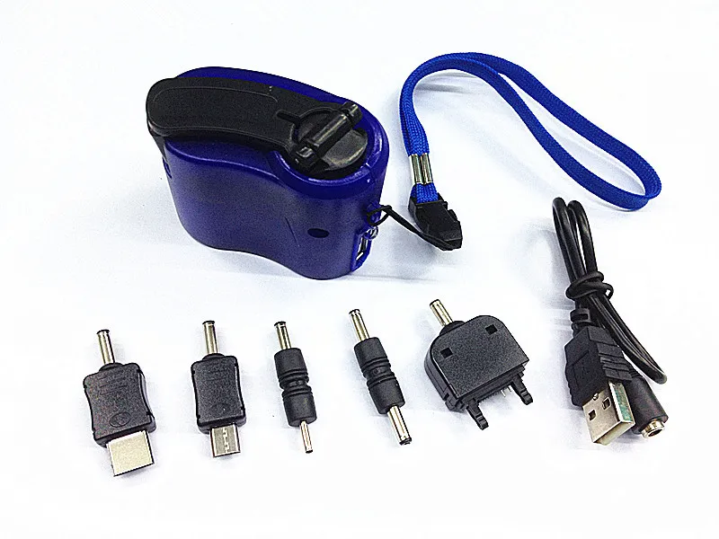 Аварийное зарядное usb устройство для телефона с красным светодиодом|charger charger|crank