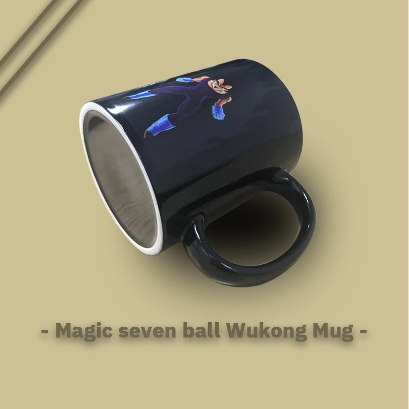 Dragon Ball SON Goku Magic Mug Hot Changing Color Cups Heat Reactive Mugs Super Saiyan Milk Coffee Cup | Дом и сад