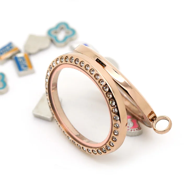 Скидка 10%! BAOHUI новейший стиль 35*29 мм подвеска цвета розового золота с кристаллом