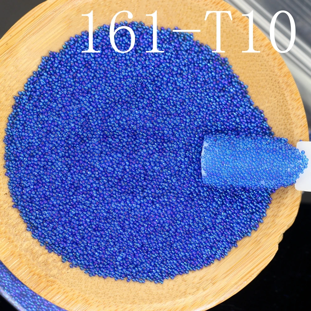 161-T10 8 г цветные яркие микро бусины Стразы смешанные градиентные цвета 3D кончик украшения ногтей для УФ-гель для маникюра дизайн ногтей - Цвет: 161-T10