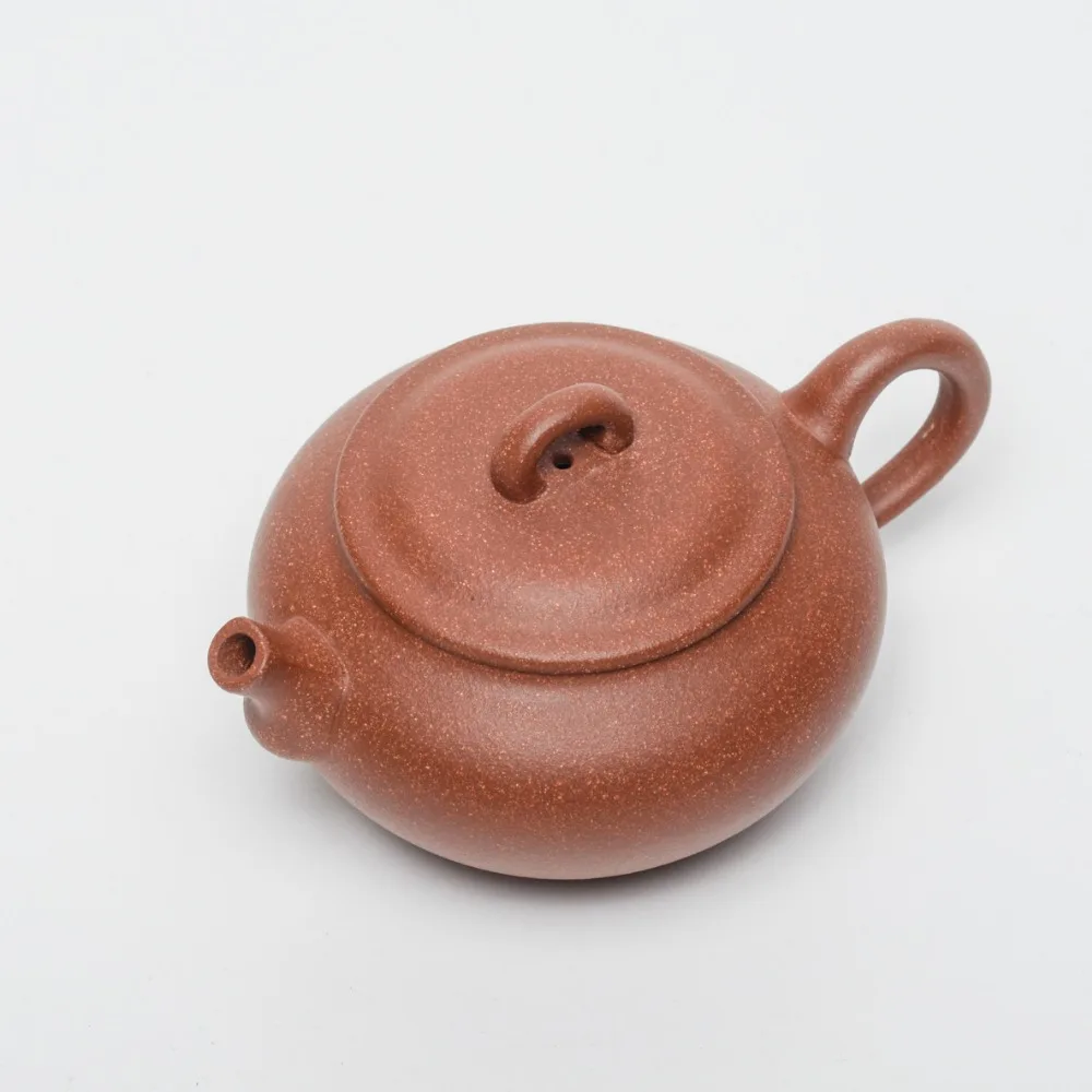 Оригинальный фиолетовый грязевой чайник из исинской руды 210 мл ручная работа