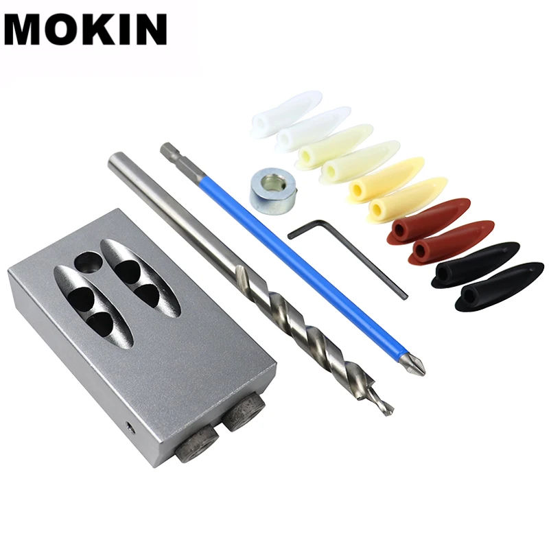 

Портативный локатор для перфоратора 2 в 1, направляющая для сверления с сверлами, прямое отверстие для Деревообработка столярных изделий, ин...