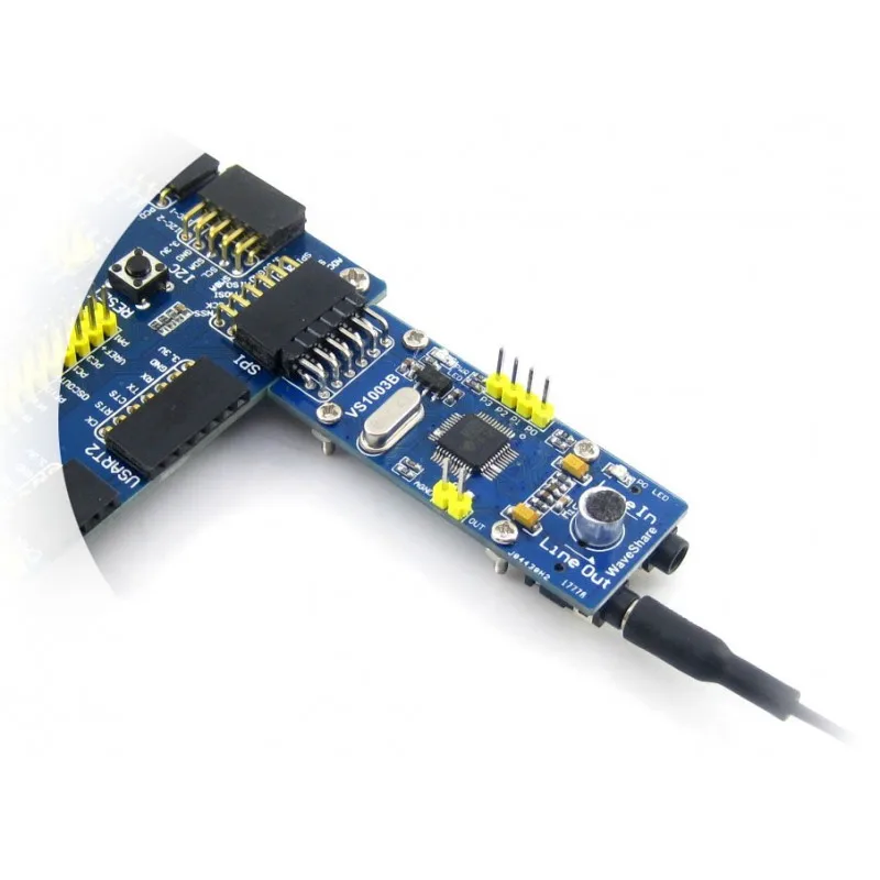 Плата Waveshare VS1003B MP3 WMA WAV аудио кодек декодирование Encode модульные наборы|kit kits|kit