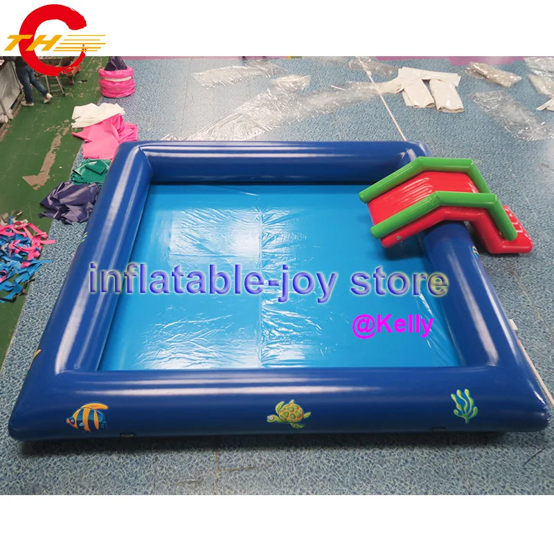 Бесплатная доставка надувной бассейн для продажи с горкой коммерческий воды