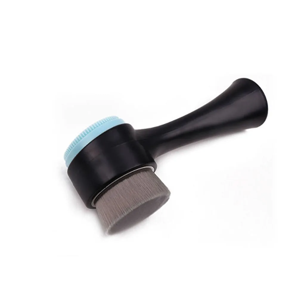 Лица ручная щетка мягкий бамбуковый уголь углеродного волокна и силиконовый