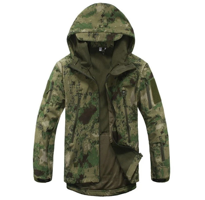Refire gear новые тактические уличные камуфляжные куртки с капюшоном мужские мягкие оболочки пальто водонепроницаемая ветровка Спортивная походная верхняя одежда