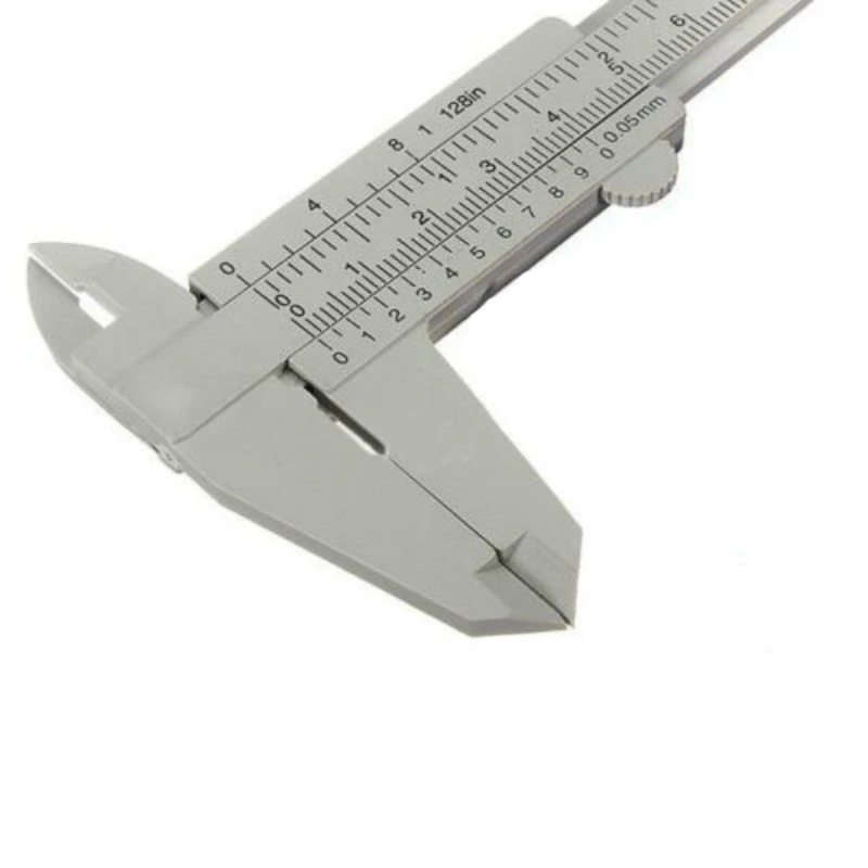 1/2/3pcs Plastic Measuring Tools Mini Vernier Calipers 1 mm/Ruler Micrometer Gauge 80mm 150mm Length Vernier Calipers