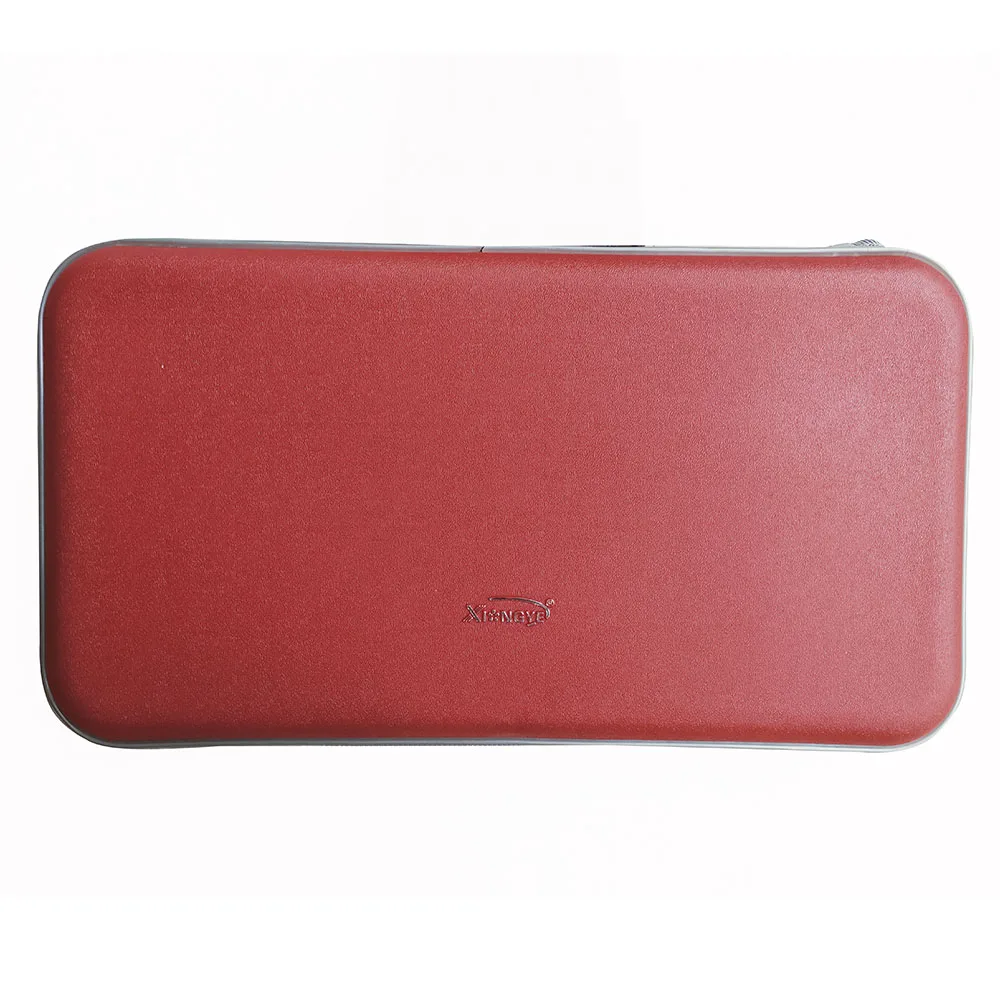 80PCS-Capacity-Red 40 шт/80 шт Емкость диск CD сумка DVD кошелек для хранения Органайзер чехол водостойкий CD рукав Жесткая Сумка из eva альбом коробка большой держатель - Цвет: 80PCS-Capacity-Red