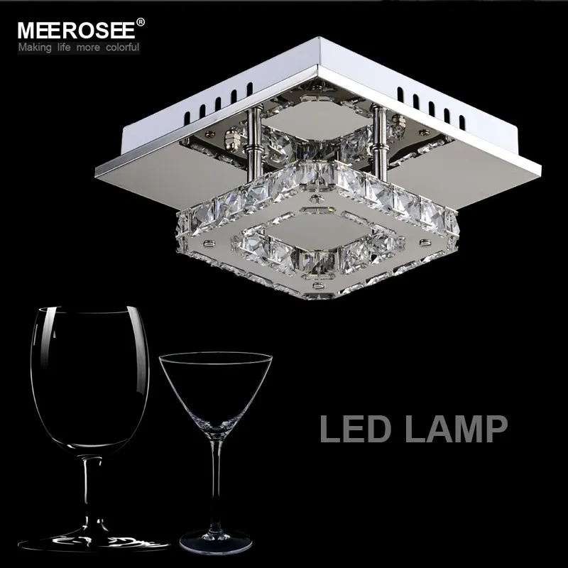 Квадратный светодиодный хрустальный потолочный светильник luces LED decoracion для