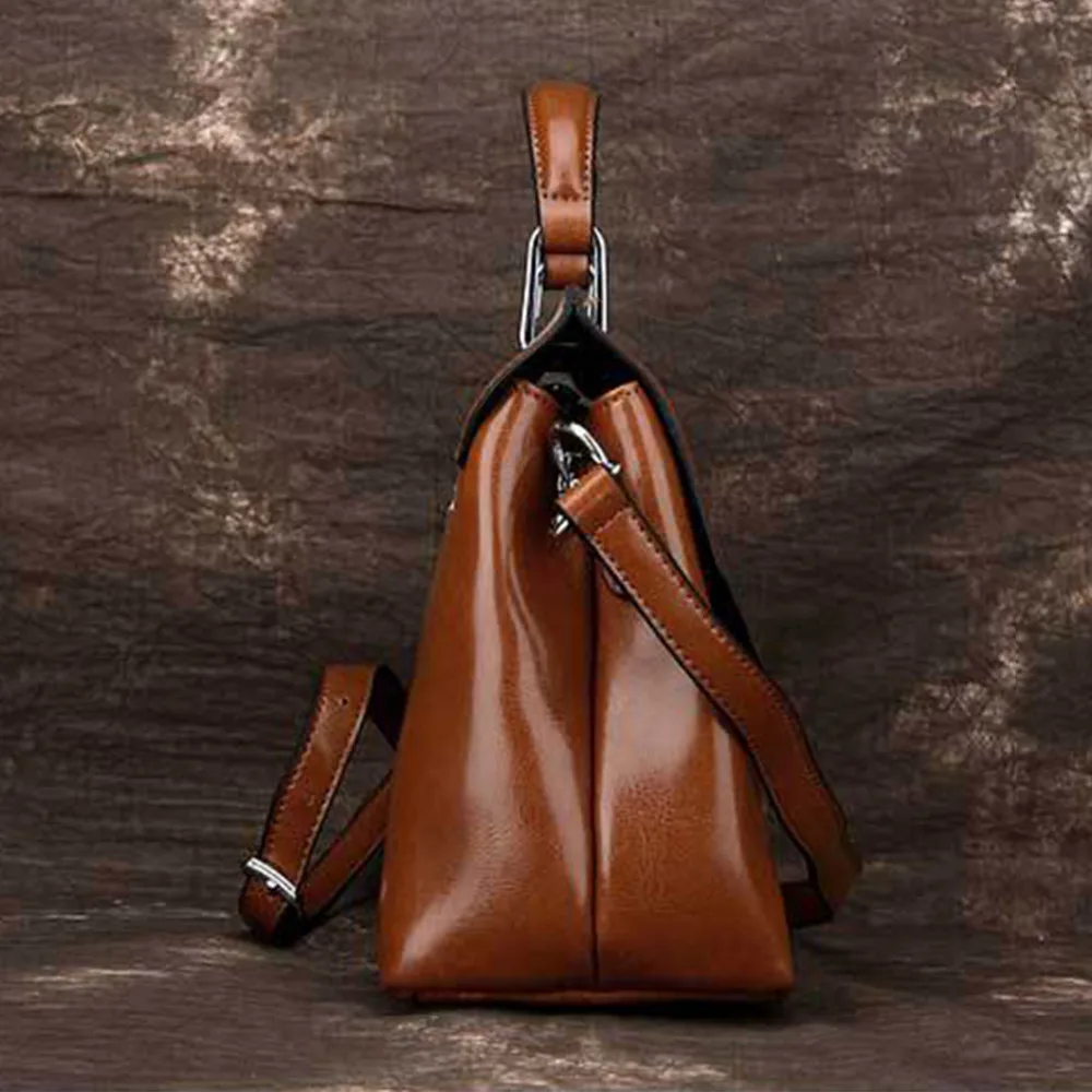 Натуральная кожа женская сумка через плечо тоут натуральная роскошная на одно с