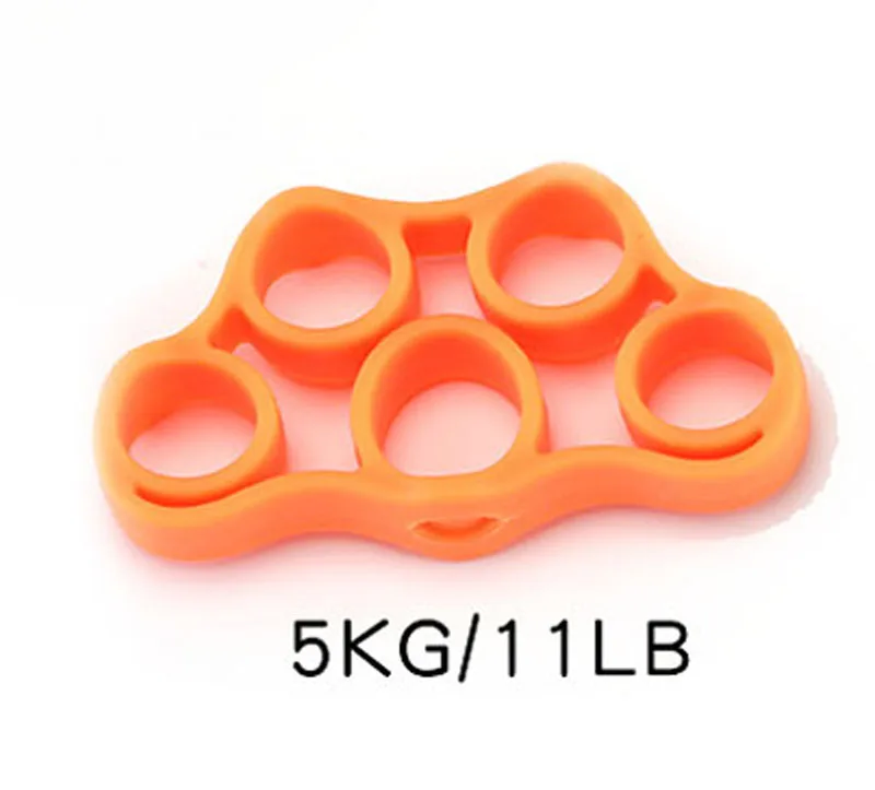 Orange 11LB 3 уровня палец Эспандеры растягиватель для пальцев рук, который поможет избавиться от сцепление тренажер для пальцев Тренажер - Цвет: Orange 11LB