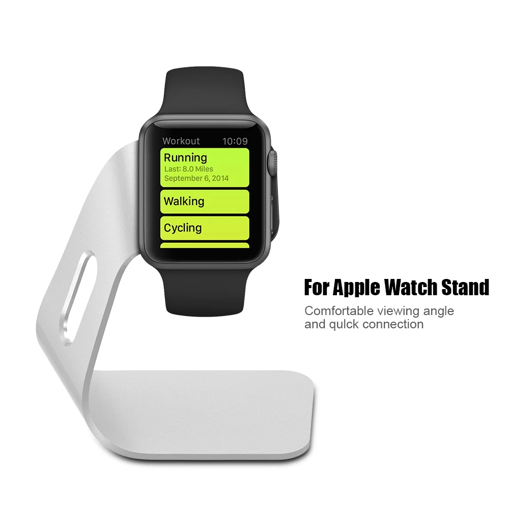 Роскошный алюминиевый сплав зарядная док станция для Apple Watch аксессуары