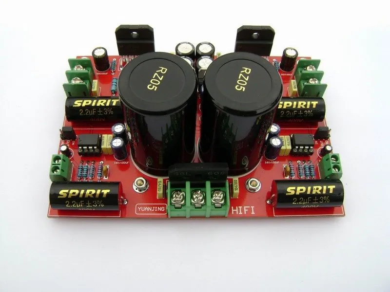 LM3886 Плата усилителя двойной AC26V-0-26V 2,0 канал LM833 deluxe 2*68 Вт с nover 10000 мкФ конденсатор с алюминиевой крышкой